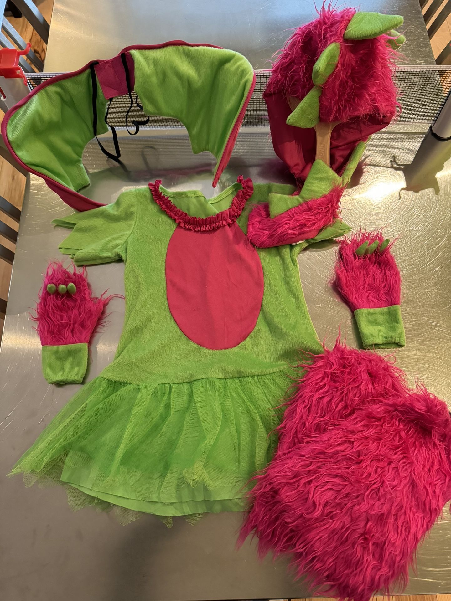 Girls Halloween Costume Fancy Dragon 