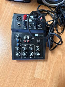 Harbinger mixer and studiophile speakers