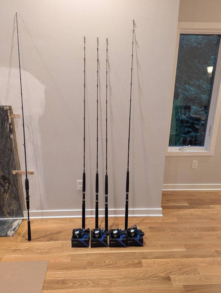 Fluke Fishing Rods And Reels - Read Description