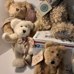 Collectable 7 Bears  Boyd,Russ, J.B BEAN