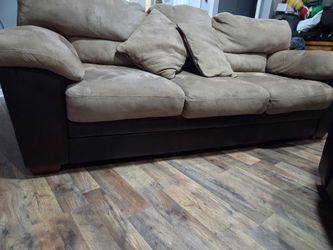 Suede couch set
