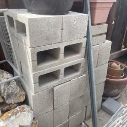 bricks,plant stands,planters,rocks and much more