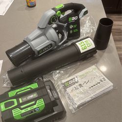 Brand New Never Used E-Go Ego E Go Blower With Battery And Charger