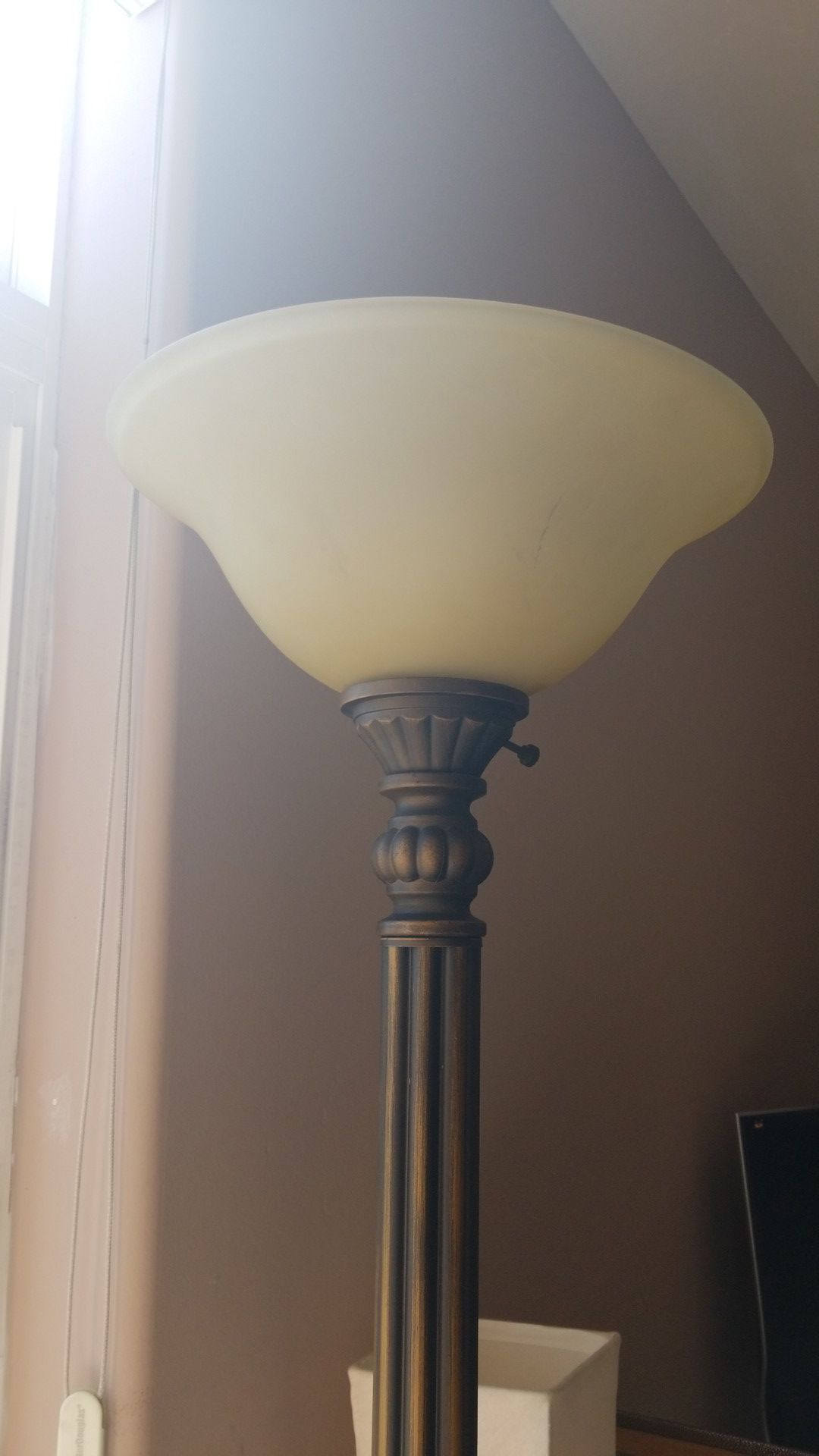 7 Ft Tall Bronze Lamp