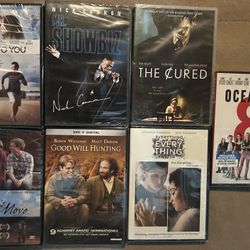 73 DVD Movies – Mixed Genres – Some New, All in Great Condition