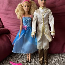 Princess Barbie And Ken