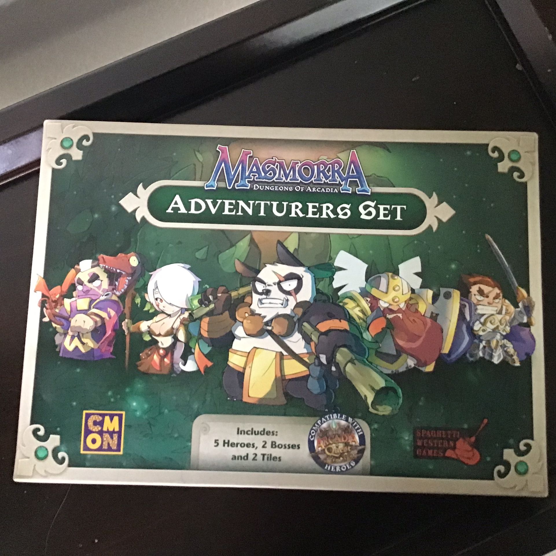 Masmorra Dungeons Of Arcadia Adventurers Set Cmon Kickstarter Collectors Edition 