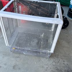 Half Acrylic Bird Cage 
