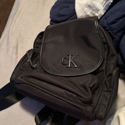 Black Calvin Klein Bookbag