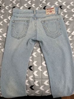 True religion jeans ripped bandana style