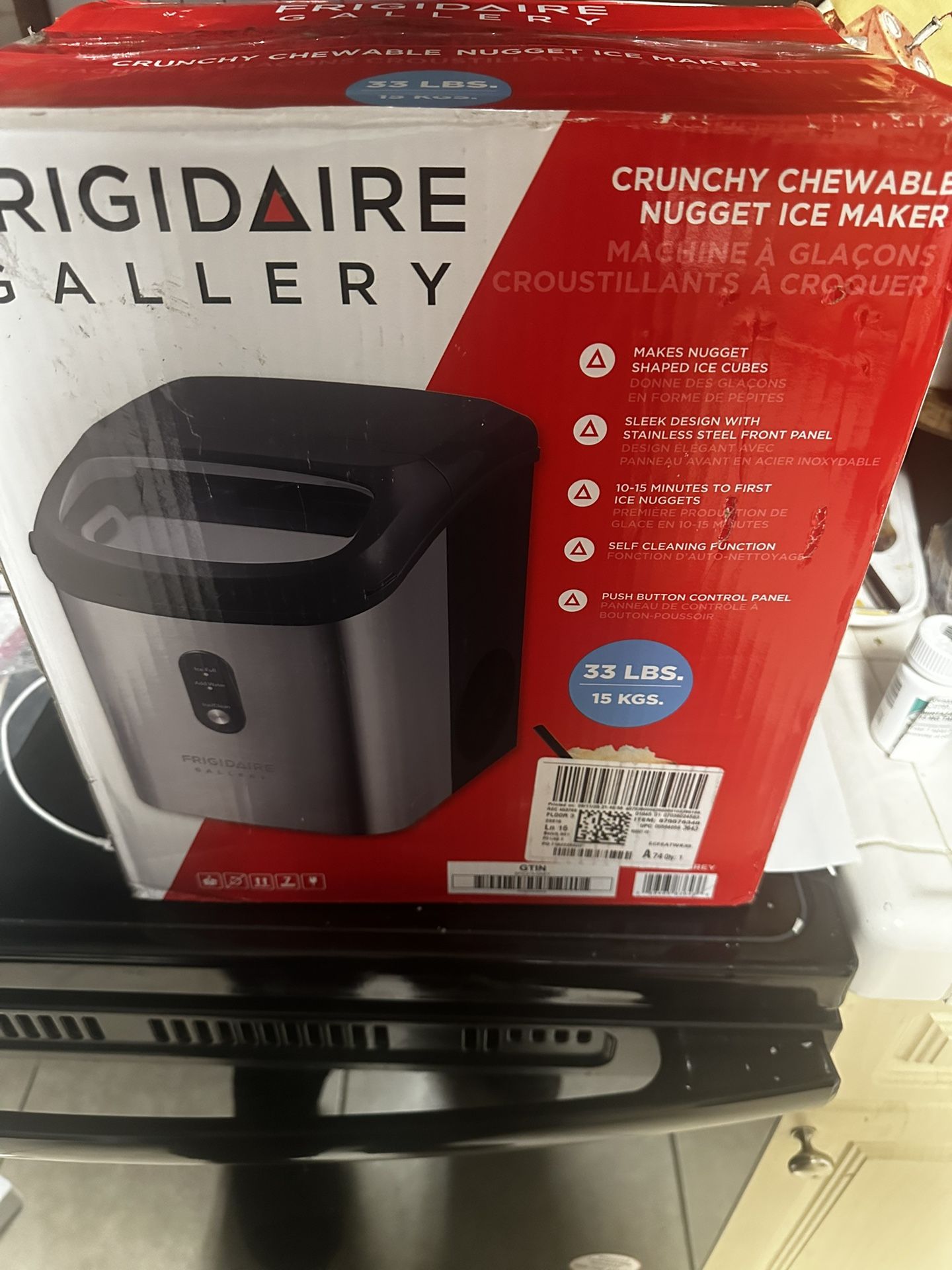 Fridgidaire 33lbs Nugget Ice Maker New