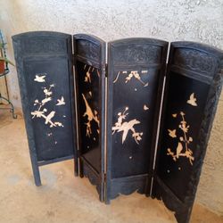 Antique Chinese Foldable Panel