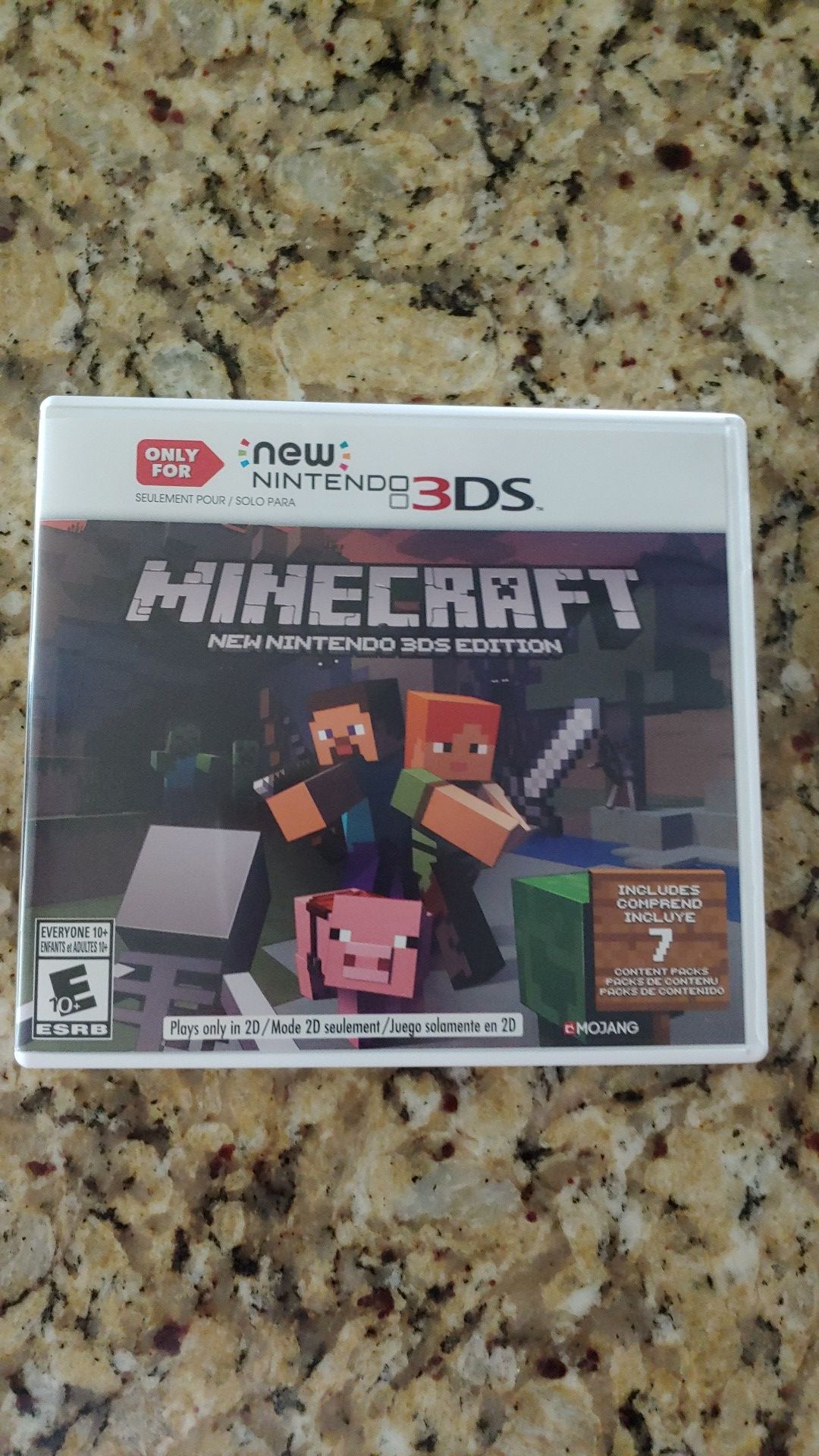 New nintendo 🎮 Minecraft 3ds