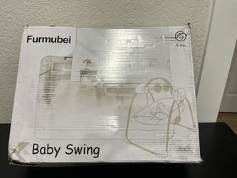 Baby Swing for Infant,Newborn Swing with Music,5 Speed Levels,Timing Setting,Space Adventure Soft