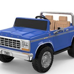 Ford F-150 24V 2 Seater Ride on Car for Kids, 4x100W Motors Electric Car for Boys & Girls w/Remote Control, Retro Style, 3-Speeds, Large Storage Box, 