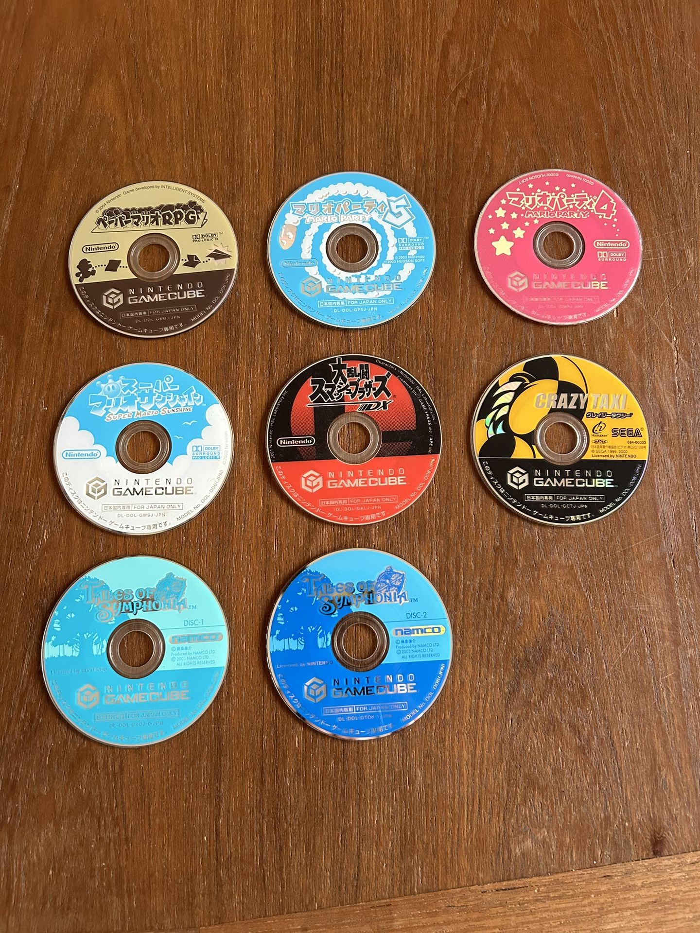 Japanese GameCube Video Games