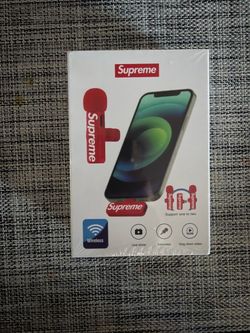 Supreme Mini Mics Set of 2 FW26 Red Microphone FW26A116 ***NO TRADES*** ***NOT IN HAND YET***
