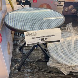 Glass Round Table