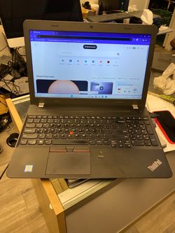 Lenovo E560 laptop 15-inch I5-6200 @ 2.30GHZ 8GB RAM 500GB HD WIN 11 pro Nothing wrong. No trades pick up only