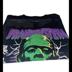 Mens Riot Society T-Shirt. Size  Medium. FRANKENSTEIN 100% Cotton 