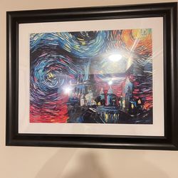 Hogwarts Painting And Frame