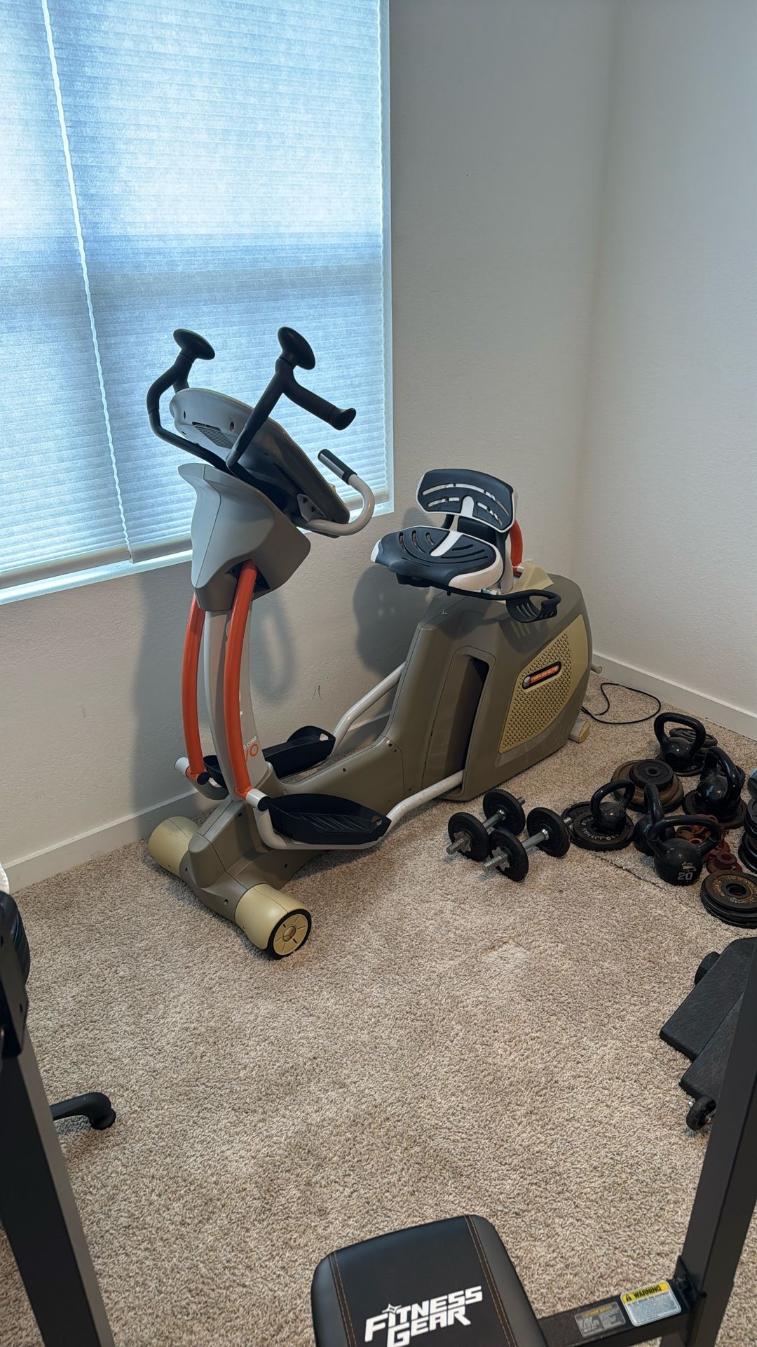 Elliptical Machine Seated.