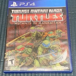 PS4 TMNT Mutants In Manhattan Game 