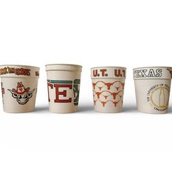 Vintage UT Austin Collectors Cups