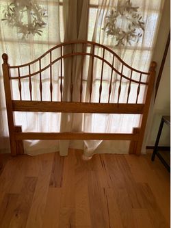 Queen headboard and frame