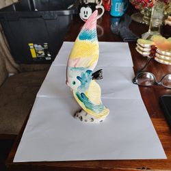 Vintage Mexican Tonala Burnished Clay Fish Figurine 