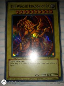 yugion winged of Ra limited Ed