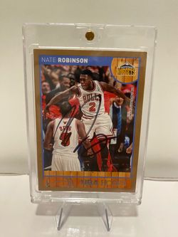 Autographed Nate Robinson card