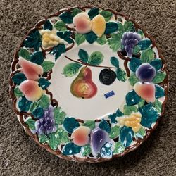 Vintage P-D Italy Hand Painted Plate