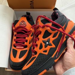 Louis Vuitton Sneakers (Orange/Black) 
