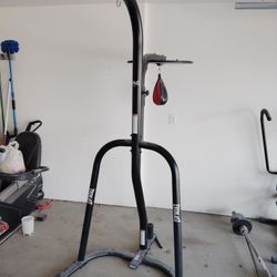 Everlast Punching Bag Stand With Speed Bag
