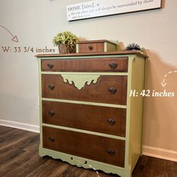Antique Dresser With Jewelry Drawer