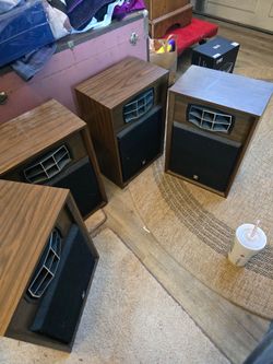 Vintage Stereo Speakers
