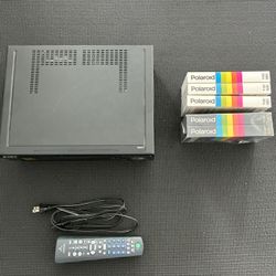 Sony VCR + Remote + Power Cable + Blank Tapes