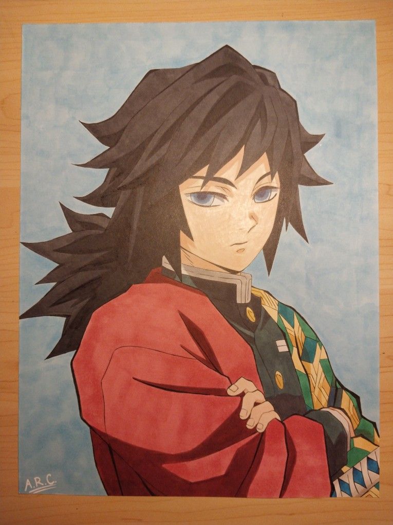Anime Artwork - Giyuu Tomioka (Demon Slayer)