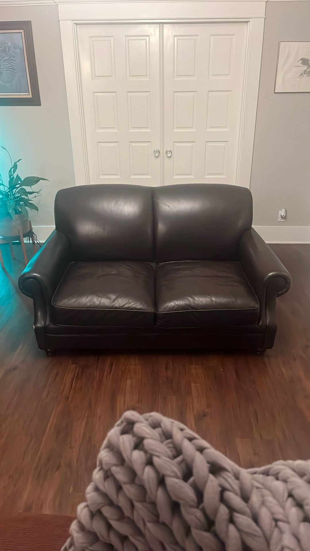 Italian Leather Sofa