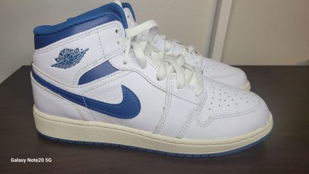 Jordan mid 1 se blue white 6y