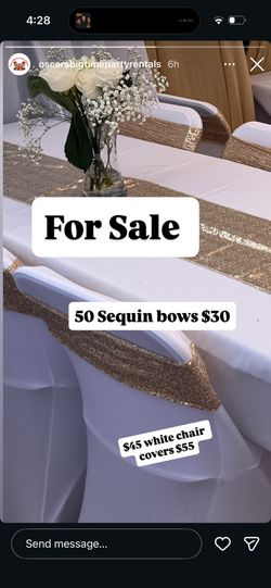 Sale Chair Covers And Bows