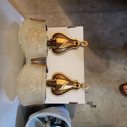 Antique Slip Shade Sconces