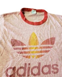 Vintage adidas hot sale ringer t shirt