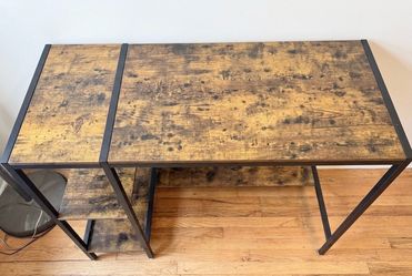 Mutlifunctional Desk with Storage Shelves – 47" x 29" x 20"