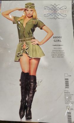 Adult Army Girl Costume