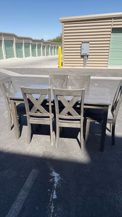 Dark Gray Table Set