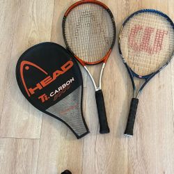Two Tennis Rackets 