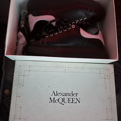 black and pink Alexander McQueen