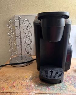 Keurig coffee maker and pod holders